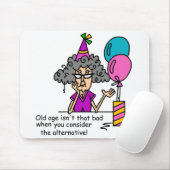 誕生日代替ユーモア マウスパッド (マウス)