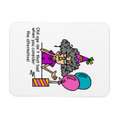 誕生日代替ユーモア マグネット (横)