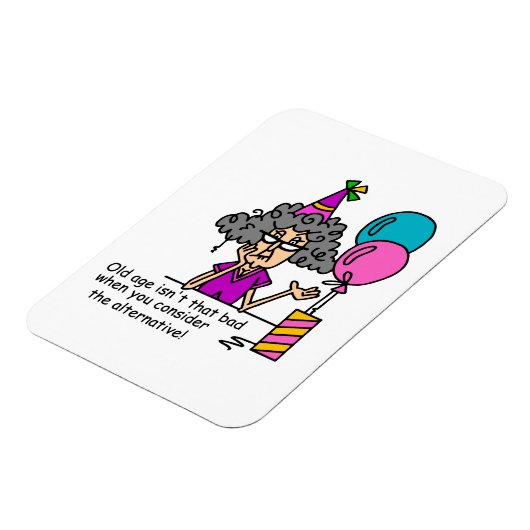 誕生日代替ユーモア マグネット (左側)