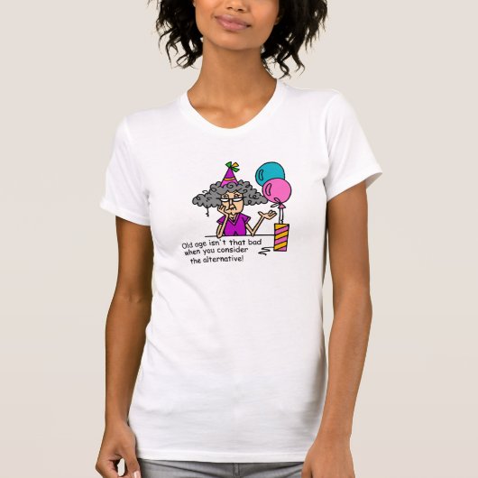 誕生日代替ユーモア Tシャツ (正面)