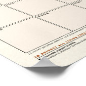 誕生日仲間[誕生日のアラーム] ポスター (角)