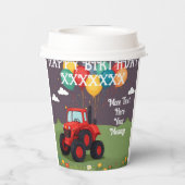誕生日会パーソナライズされた 紙コップ (裏面)
