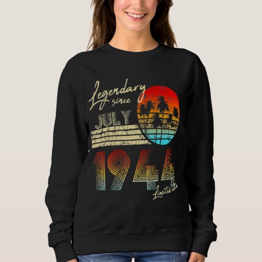 誕生日伝説1944年7月以来 スウェットシャツ (正面)