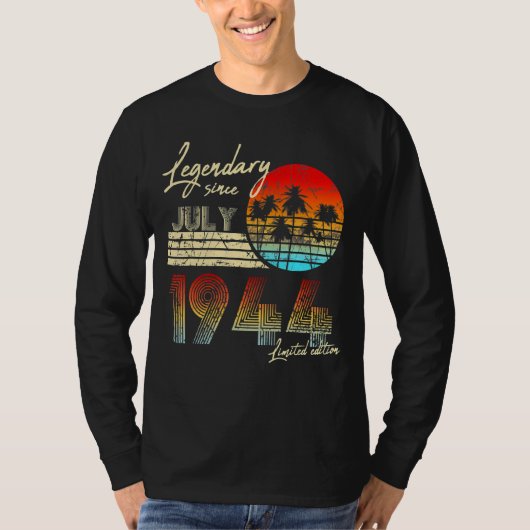 誕生日伝説1944年7月以来 Tシャツ (正面)