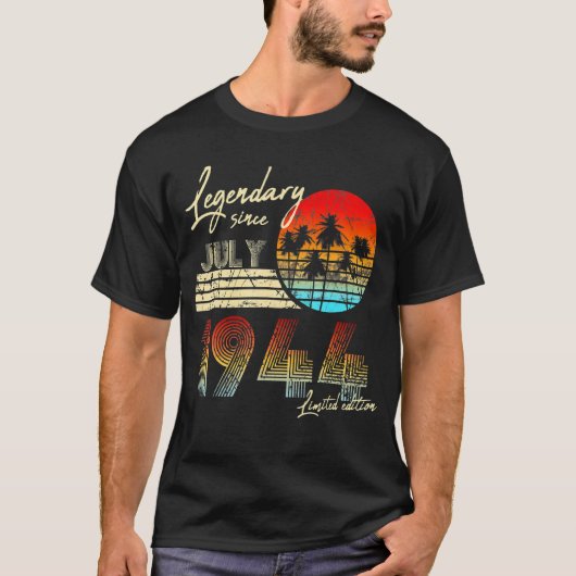 誕生日伝説1944年7月以来 Tシャツ (正面)