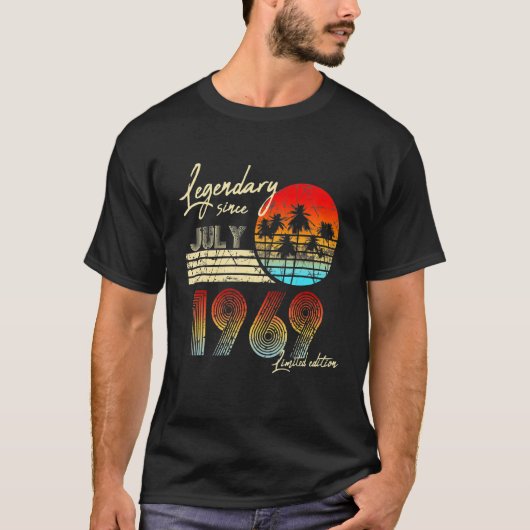 誕生日伝説1969年7月以来 Tシャツ (正面)