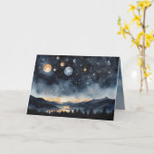 誕生日何ヶ月前 カード (黄色い花)