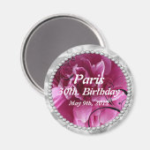 誕生日保存日付マグネット マグネット (正面/裏面)