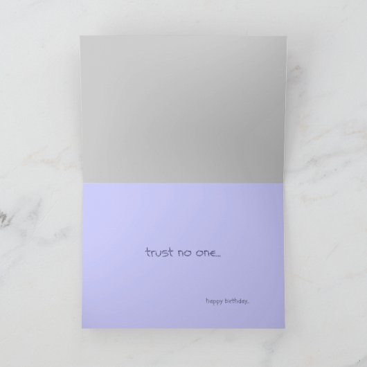 誕生日信託 カード (内部)