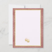 誕生日個人名の変更バラ金ゴールドカード 案内状 (裏面)