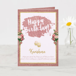 誕生日個人名変更バラ金ゴールドカード カード