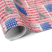 誕生日兵士の軍隊犬タグ ラッピングペーパー (ロールコーナー)