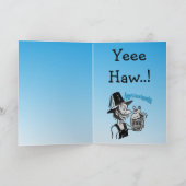 誕生日再びヒルビリー カード (内部)