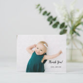 誕生日写真ありがとうはがき ポストカード (スタンド正面)