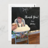 誕生日写真ありがとうはがき ポストカード (正面/裏面)