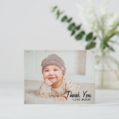 誕生日写真ありがとうはがき ポストカード (スタンド正面)