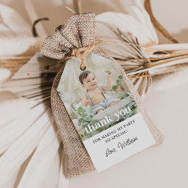 誕生日写真ありがとう ギフトタグ