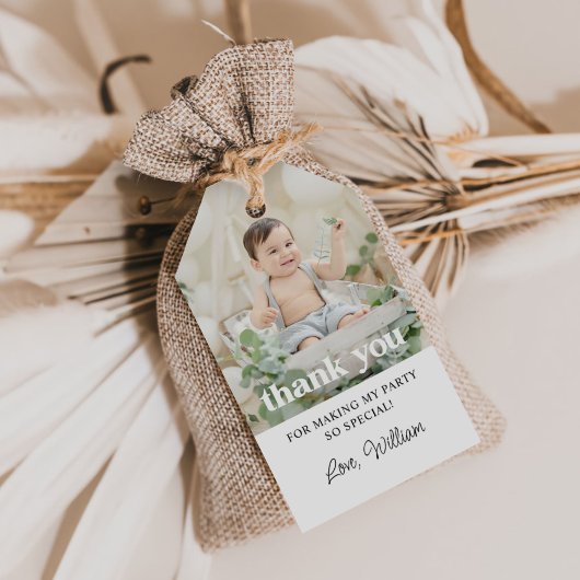 誕生日写真ありがとう ギフトタグ