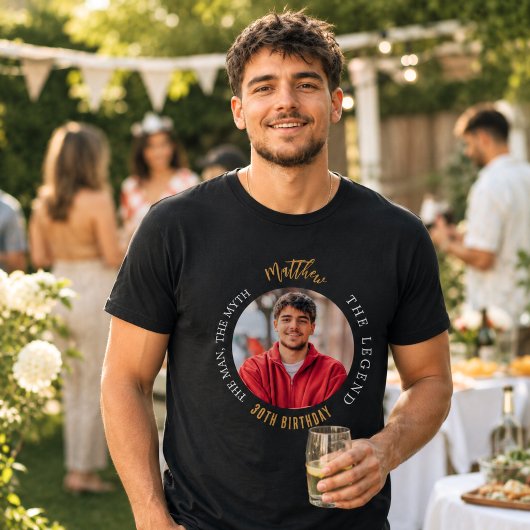 誕生日写真の男神話伝説 Tシャツ