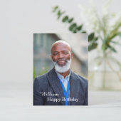 誕生日写真オリジナルポストカード ポストカード (スタンド正面)