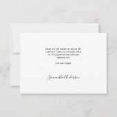 誕生日写真コラージュサンキューカード (裏面)