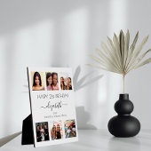 誕生日写真コラージュ白最高の友達 フォトプラーク