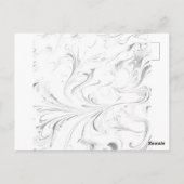 誕生日写真テンプレートを完全にパーソナライズできる ポストカード (裏面)