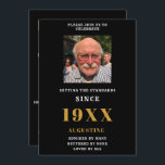 誕生日写真テンプレート名エレガント黒金ゴールド 招待状<br><div class="desc">彼らの祝誕生日パーティーには理想的な誕生日の招待状がある。デザインはシンプルまだエレガントある。提供さカスタマイズれたテンプレートを使用して、この誕生日の招待カードの前後に写真プラス文字を簡単に。カード、パーティー用品、ギフトの設定基準範囲の一部。</div>