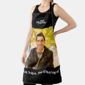 誕生日写真人神話のキッチンの伝説の名前 エプロン (インサイチュ)