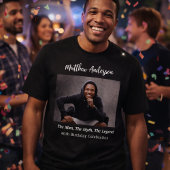 誕生日写真人神話の伝説の名前おもしろい Tシャツ