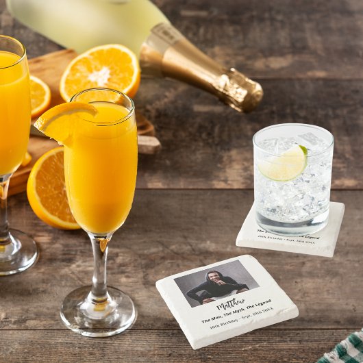 誕生日写真家の神話の伝説 ストーンコースター