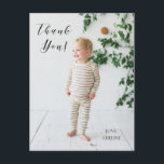 誕生日写真感謝ポストカード ポストカード<br><div class="desc">このカスタマイズ可能な写真カードで感謝の気持ちを伝えましょう。</div>