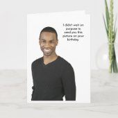 誕生日写真 カード (正面)