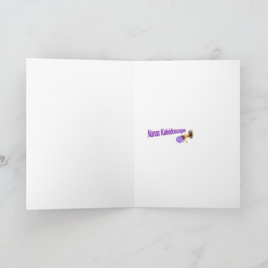 誕生日写真 カード (内部)