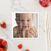 誕生日写真 スタンダードカクテルナプキン (インサイチュ)