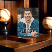 誕生日写真&統計オールスターパパ野球カード エンクロージャーカード