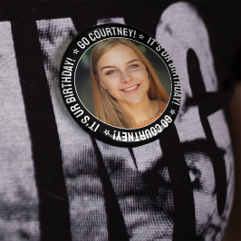 誕生日写真Make Your カスタム Own パーソナライズされた 缶バッジ