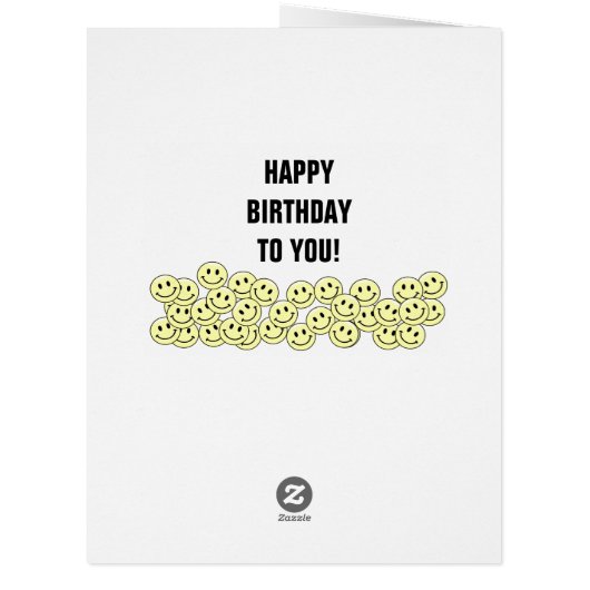 誕生日処方箋の巨大なカード (裏面)