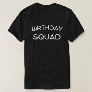 誕生日分隊パーティークルーデザイン、誕生日パーティー、 Tシャツ