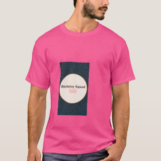 誕生日分隊紙吹雪パーティーT Tシャツ