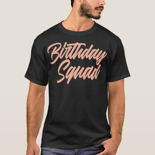 誕生日分隊 –  Tシャツ (正面)