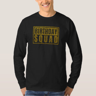 誕生日分隊Tシャツ Tシャツ