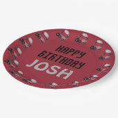 誕生日列車 ペーパープレート (アングル)