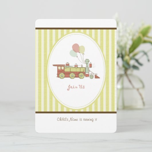 誕生日列車 招待状 (スタンド正面)