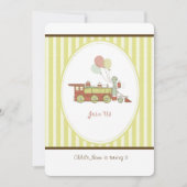誕生日列車 招待状 (正面)