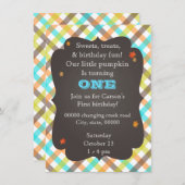 誕生日初めての招待状を! 招待状 (正面/裏面)