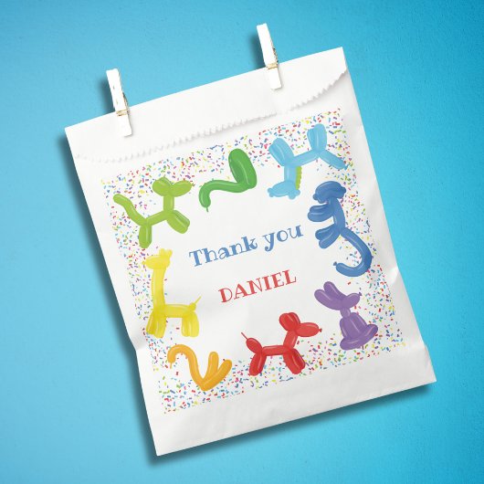 誕生日動物風船 フェイバーバッグ