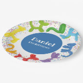 誕生日動物風船 ペーパープレート (アングル)