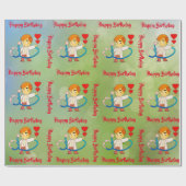 誕生日包装紙 ラッピングペーパー (フラット)