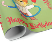 誕生日包装紙 ラッピングペーパー (ロールコーナー)